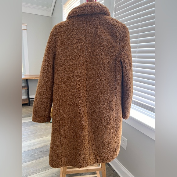 Jcrew Teddy coat size xs - Picture 3 of 3